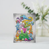 Monstrously Messy Briefkaart (Staand voorkant)