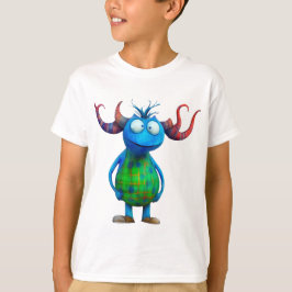 Monstruo azul t-shirt