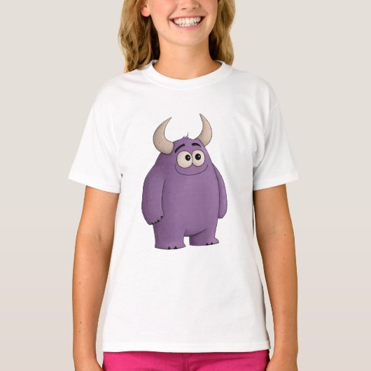 Monstruo morado t-shirt (Voorkant)