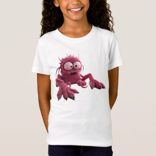 Monstruo rosado t-shirt (Voorkant)