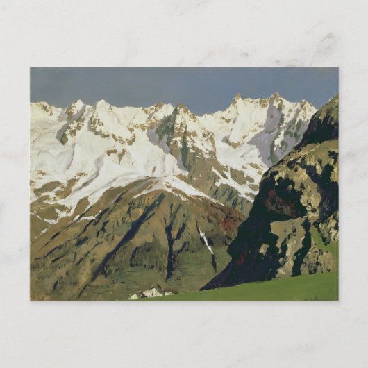 Mont Blanc, 1897 Briefkaart (Voorkant)