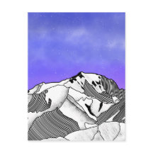 Mont Blanc avondlandschap