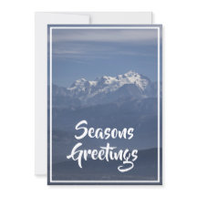 Mont Blanc Besneeuwde Topzicht Kerst