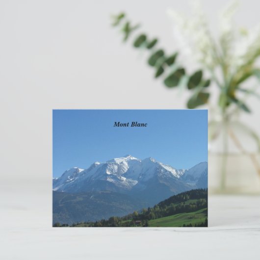 Mont Blanc - Briefkaart (Staand voorkant)