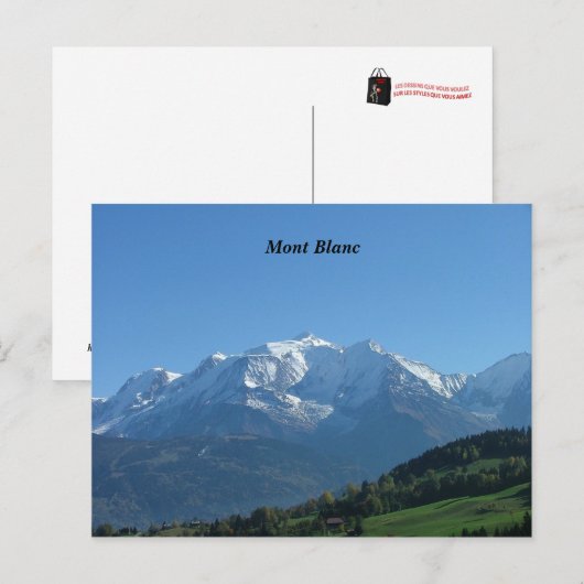 Mont Blanc - Briefkaart (Voorkant / Achterkant)