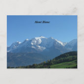 Mont Blanc - Briefkaart (Voorkant)