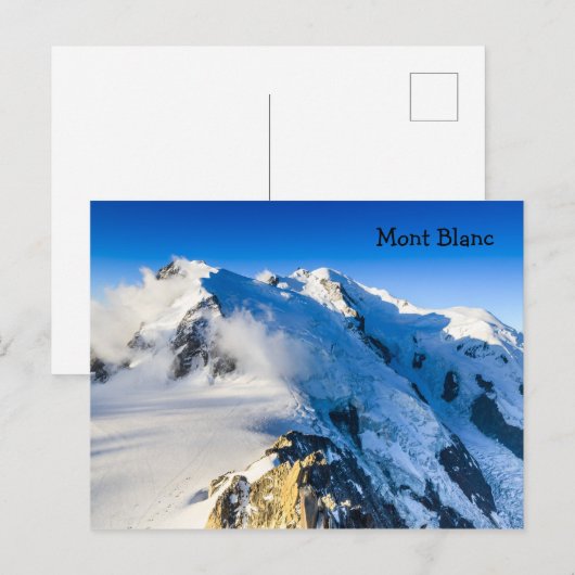 Mont Blanc Briefkaart (Voorkant / Achterkant)