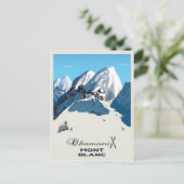Mont Blanc, Chamonix Briefkaart (Staand voorkant)
