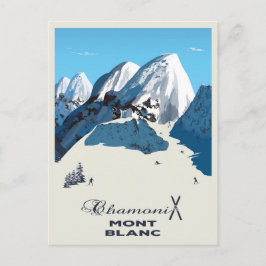 Mont Blanc, Chamonix Briefkaart