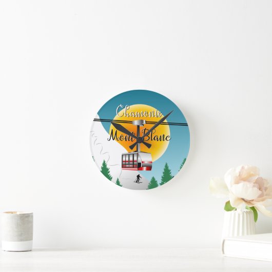 Mont Blanc Chamonix-kabelauto Ronde Klok (Huis)