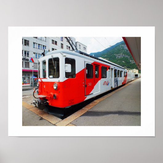 Mont Blanc express Poster (Voorkant)