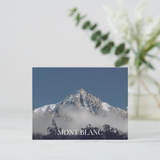 Mont Blanc France Briefkaart (Staand voorkant)