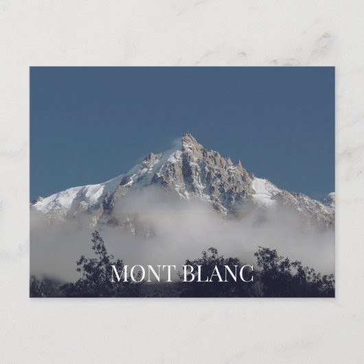 Mont Blanc France Briefkaart (Voorkant)