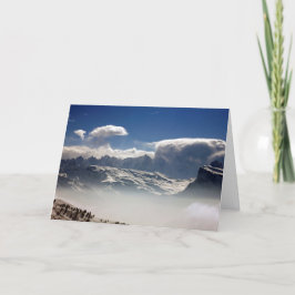 Mont Blanc France Feestdagen Kaart