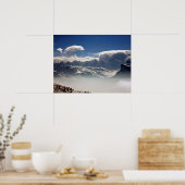 Mont Blanc France Holiday Card Poster (Keuken)