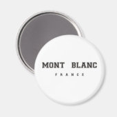 Mont Blanc France Magneet (Voorkant / Achterkant)