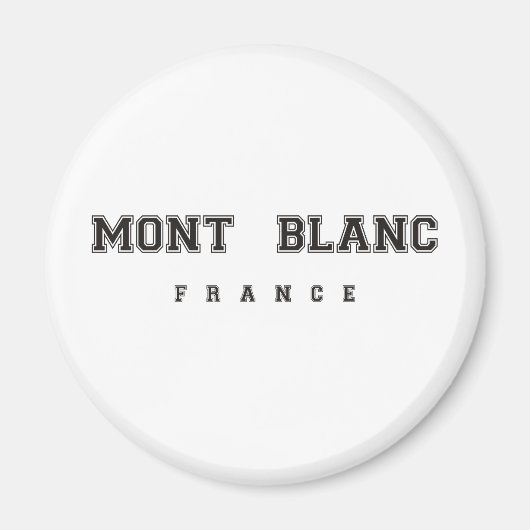 Mont Blanc France Magneet (Voorkant)