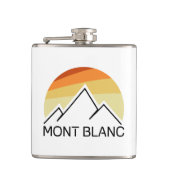 Mont Blanc France Retro Heupfles (Voorkant)