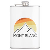 Mont Blanc France Retro Heupfles (Voorkant)