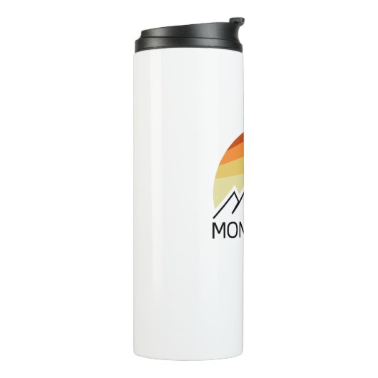 Mont Blanc France Retro Thermosbeker (Gedraaid links)