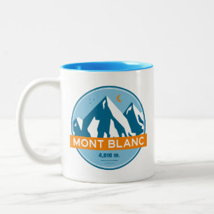 Mont Blanc France Stars Moon Tweekleurige Koffiemok