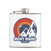 Mont Blanc France Sun Eagle Heupfles (Voorkant)