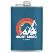 Mont Blanc France Sun Eagle Heupfles (Voorkant)