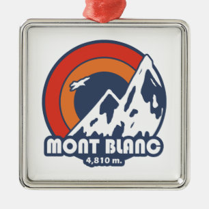 Mont Blanc France Sun Eagle Metalen Ornament