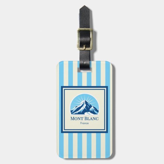 Mont Blanc Frankrijk berg Bagagelabel
