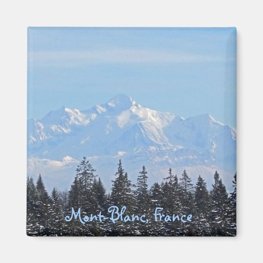 Mont-Blanc, Frankrijk Magneet (Voorkant)