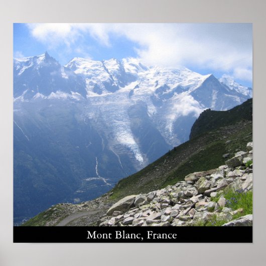 Mont Blanc, Frankrijk Poster (Voorkant)
