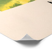 Mont Blanc Frankrijk Reisposter Poster (Hoek)