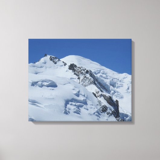 Mont Blanc, Franse Alpen Canvas Afdruk (Voorkant)