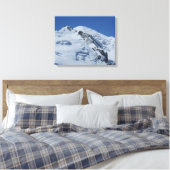 Mont Blanc, Franse Alpen Canvas Afdruk (Insitu (Slaapkamer))