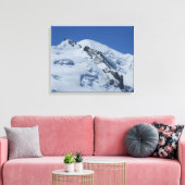Mont Blanc, Franse Alpen Canvas Afdruk (Insitu (Woonkamer))