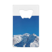 Mont Blanc-gebergte Creditkaart Flessenopener (Achterkant)