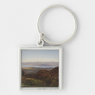 Mont-Blanc gezien uit Saint-Cergues, 1869 Sleutelhanger