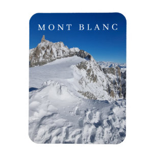 Mont Blanc in de winter uitzicht koelkastmagneet Magneet