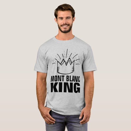 MONT BLANC KING T-SHIRTS (Voorkant volledig)