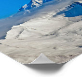 Mont Blanc Les Arcs Franse Alpen Frankrijk Poster (Hoek)