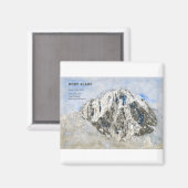 Mont Blanc Magneet (Voorkant / Achterkant)