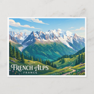 Mont Blanc Massief Chamonix Frankrijk Briefkaart