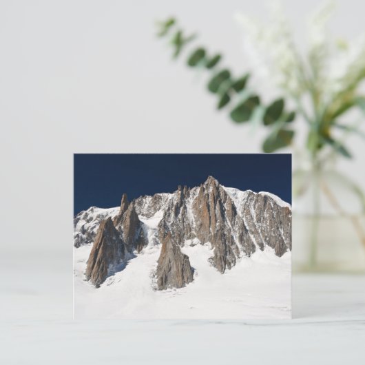 Mont Blanc massif Briefkaart (Staand voorkant)