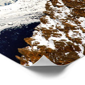 Mont Blanc Meribel French Alps Frankrijk Poster (Hoek)