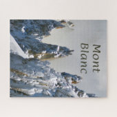 Mont Blanc Monte Bianco White Mountain Alps Europe Legpuzzel (Horizontaal)