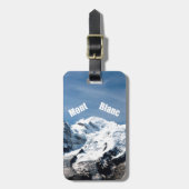 Mont Blanc Mountain - Magnificant! Bagagelabel (Voorkant verticaal)