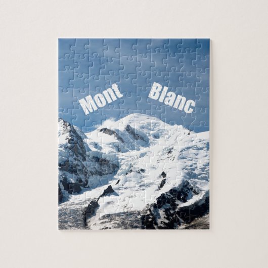 Mont Blanc Mountain - Magnificant! Legpuzzel (Verticaal)