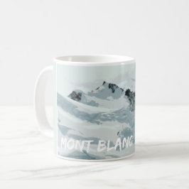 Mont Blanc Mountain Peak, Frankrijk Koffiemok