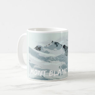 Mont Blanc Mountain Peak, Frankrijk Koffiemok