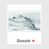 Mont Blanc Mountain Peak, Frankrijk Sticker (Vel)